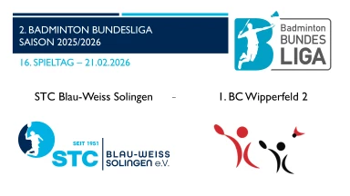 2. Badminton BL Nord: STC Blau-Weiss Solingen - 1. BC Wipperfeld 2