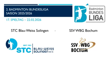 2. Badminton BL Nord: STC Blau-Weiss Solingen - SSV WBG Bochum