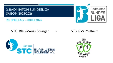 2. Badminton BL Nord: STC Blau-Weiss Solingen - VfB GW Mülheim