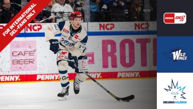 For international fans only - DEL: Schwenninger Wild Wings vs. Dresdner Eislöwen