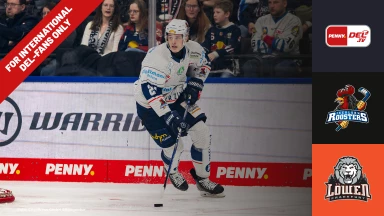 For international fans only - DEL: Iserlohn Roosters vs. Löwen Frankfurt