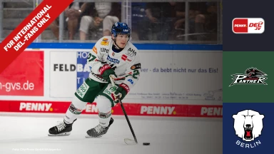 For international fans only - DEL: Augsburger Panther vs. Eisbären Berlin