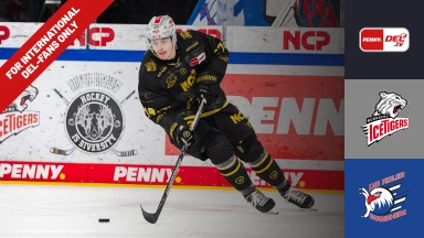 For international fans only - DEL: Nürnberg Ice Tigers vs. Adler Mannheim