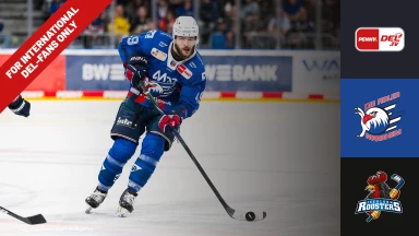 For international fans only - DEL: Adler Mannheim vs. Iserlohn Roosters