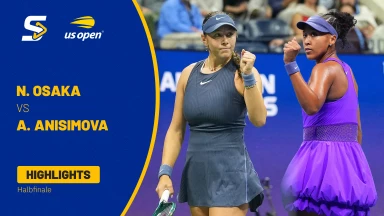 Naomi Osaka (JPN) [23] vs. Amanda Anisimova (USA) [8] - Halbfinale - Highlights
