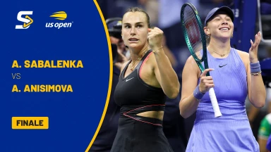 Aryna Sabalenka [1] vs. Amanda Anisimova (USA) [8] - Finale - kommentiert von Matthias Stach, Boris Becker & Barbara Rittner - Arthur Ashe Stadium