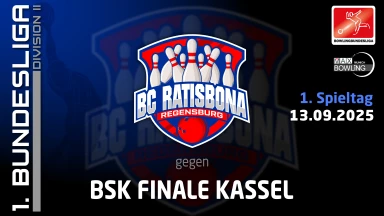 1. Bundesliga Bowling Ratisbona Regensburg vs. BSK Finale Kassel