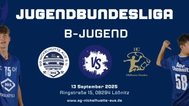 JBLH B-Jugend: Nickelhütte Aue/Buteo Chemnitz vs. HC Elbflorenz 2006