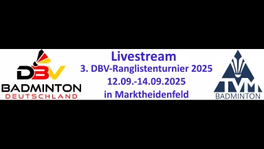 3. DBV Rangliste - Freitag - Court 1