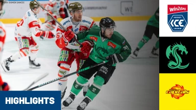 win2day ICE Hockey League: Olympija Ljubljana vs. Vienna Capitals | Highlights