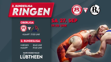 Ringen 2. Bundesliga: RV Lübtheen - RSV Greiz