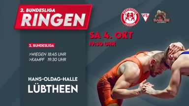Ringen 2. Bundesliga: RV Lübtheen - AC Lichtenfels