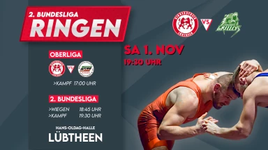 Ringen 2. Bundesliga: RV Lübtheen - SV Nürnberg