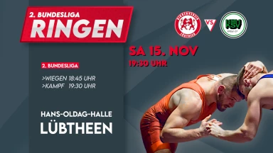 Ringen 2. Bundesliga: RV Lübtheen - KSV Witten