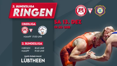 Ringen 2. Bundesliga: RV Lübtheen - FC Aue