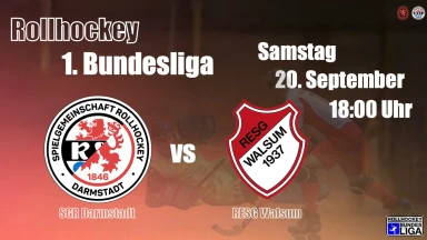 1. Rollhockey Bundesliga - SGR Darmstadt vs. RESG Walsum