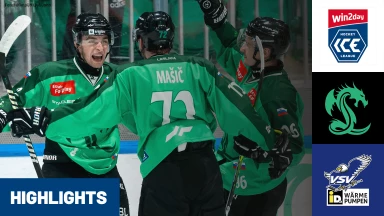 win2day ICE Hockey League: Olimpija Ljubljana vs. EC iDM Wärmepumpen VSV I Highlights