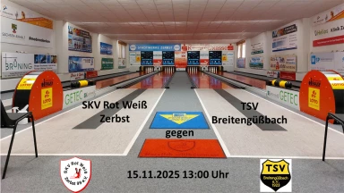 1. Bundesliga 120 Männer: SKV Rot-Weiß Zerbst - TSV Breitengüßbach