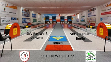 2. Bundesliga Ost 120 Männer: SKV Rot-Weiß Zerbst II - SKC Kleeblatt Berlin