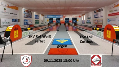 2. Bundesliga Ost 120 Frauen: SKV Rot-Weiß Zerbst - ESV Lok Cottbus