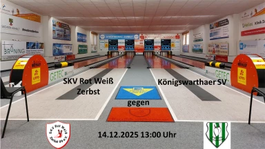 2. Bundesliga Ost 120 Frauen: SKV Rot-Weiß Zerbst - Königswarthaer SV