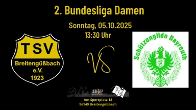 2. Bundesliga 120 Damen: TSV Breitengüßbach -