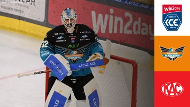win2day ICE Hockey League: Steinbach Black Wings Linz vs. EC-KAC