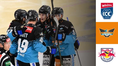 win2day ICE Hockey League: Steinbach Black Wings Linz vs. EC Red Bull Salzburg