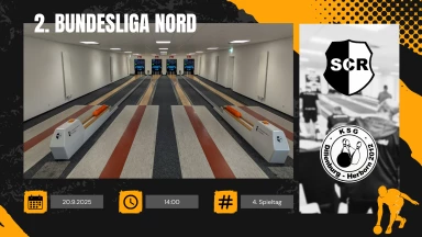 SC Reckenfeld 1 vs. KSG Dillenburg-Herborn 1 - 2. Bundesliga Kegeln (Schere)