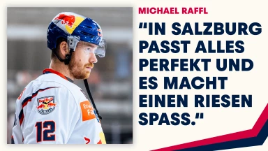 Statement: Michael Raffl vor dem Spiel gegen Villach