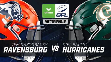 GFL Viertelfinale: ifm Razorbacks Ravensburg vs. Kiel Baltic Hurricanes
