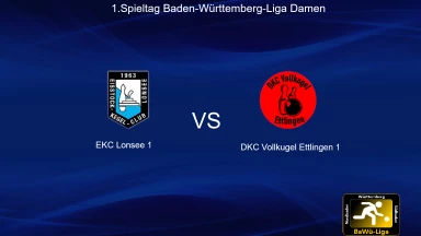 1.Spieltag Baden-Württemberg-Liga Damen