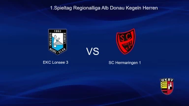 1.Spieltag Regionalliga Alb Donau Herren