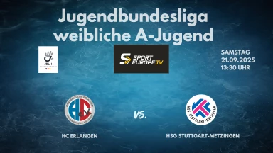JBLH wA Vorrunde 4: HC Erlangen vs. HSG Stuttgart-Metzingen