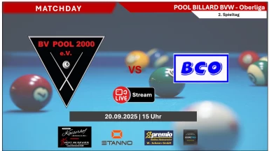 BV Pool 2000 I vs BC Oberhausen IV - Tisch 7