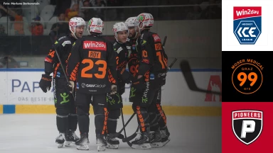 win2day ICE Hockey League: Moser Medical Graz99ers vs. Pioneers Vorarlberg