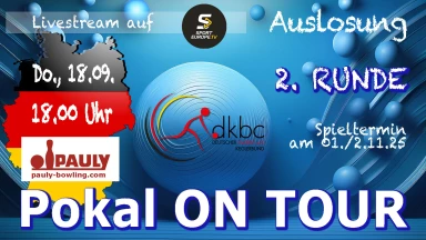 Pauly DKBC-Pokal 2025/26 - Auslosung 2. Runde