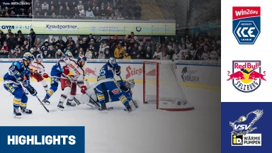 win2day ICE Hockey League: EC Red Bull Salzburg vs. EC iDM Wärmepumpen VSV | Highlights