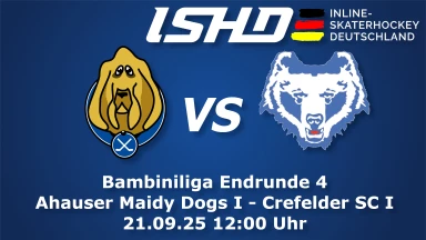 🎥 Ahauser Maidy Dogs I - Crefelder SC I - Bambiniliga Endrunde 4 🏒🔥