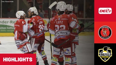 DEL2: Eispiraten Crimmitschau vs. Krefeld Pinguine | Highlights