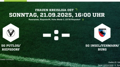SG Putlos/Riepsdorf vs. SG Insel Fehmarn Damen
