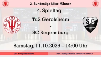 2. Bundesliga Mitte 120 Männer: TuS Gerolsheim - SC Regensburg