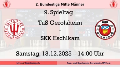 2. Bundesliga Mitte 120 Männer: TuS Gerolsheim - SKK Eschlkam