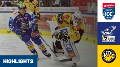 win2day ICE Hockey League: EC iDM Wärmepumpen VSV vs. HC Falkensteiner Pustertal Wölfe | Highlights