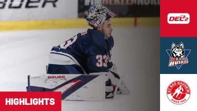 DEL2: EC Kassel Huskies vs. EC Bad Nauheim | Highlights