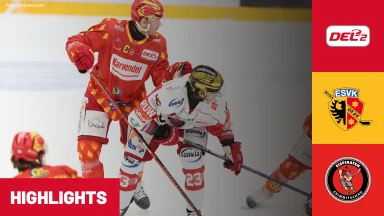DEL2: ESV Kaufbeuren vs. Eispiraten Crimmitschau | Highlights