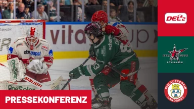 DEL2: Starbulls Rosenheim vs. EV Landshut I Pressekonferenz
