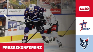 DEL2: Ravensburg Towerstars vs. Blue Devils Weiden I Pressekonferenz