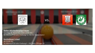 Ba-Wü Liga Frauen SG Athena/PTSV Jahn FR - KSC 81 Hockenheim