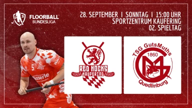 VfL Red Hocks Kaufering vs. TSG Füchse Quedlinburg | 2. Floorball Bundesliga